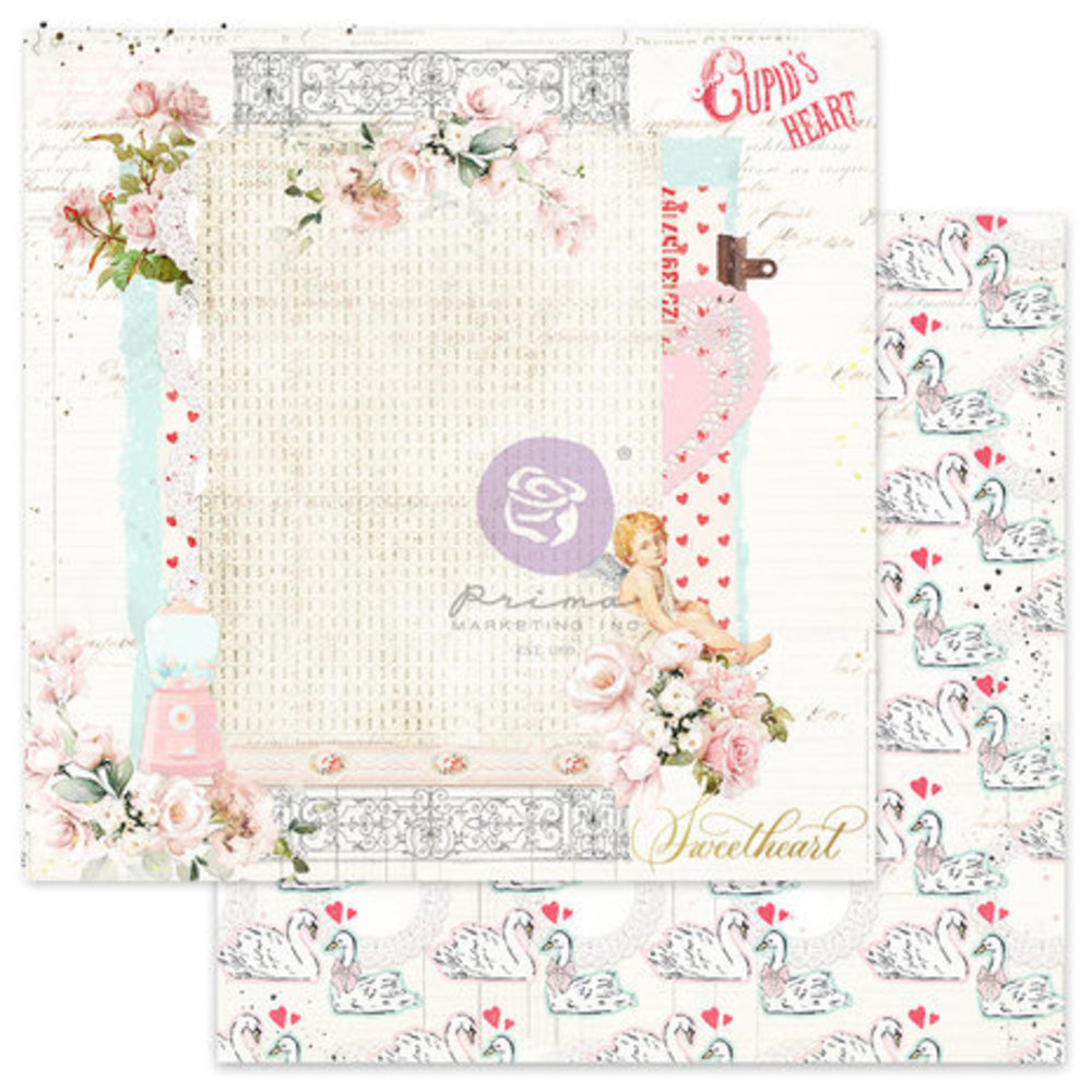 Prima Marketing Inc Love Notes 12x12 Inch Paper Pad (999339) Prima Marketing Inc Love Notes 12x12 Inch Paper Pad (999339)
