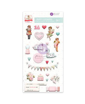 Prima Marketing Inc Love Notes Puffy Stickers (999414)* Prima Marketing Inc Love Notes Puffy Stickers (999414)*