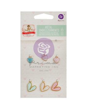 Prima Marketing Inc Love Notes Metal Charms (999421)* Prima Marketing Inc Love Notes Metal Charms (999421)*