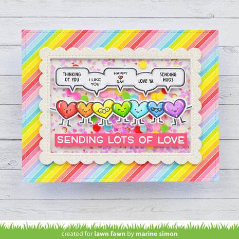 Lawn Fawn Simply Celebrate Hearts Clear Stamps (LF2722) Lawn Fawn Simply Celebrate Hearts Clear Stamps (LF2722)