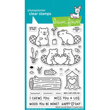 Lawn Fawn Wood You Be Mine? Clear Stamps (LF3011)