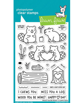 Lawn Fawn Wood You Be Mine? Clear Stamps (LF3011) Lawn Fawn Wood You Be Mine? Clear Stamps (LF3011)