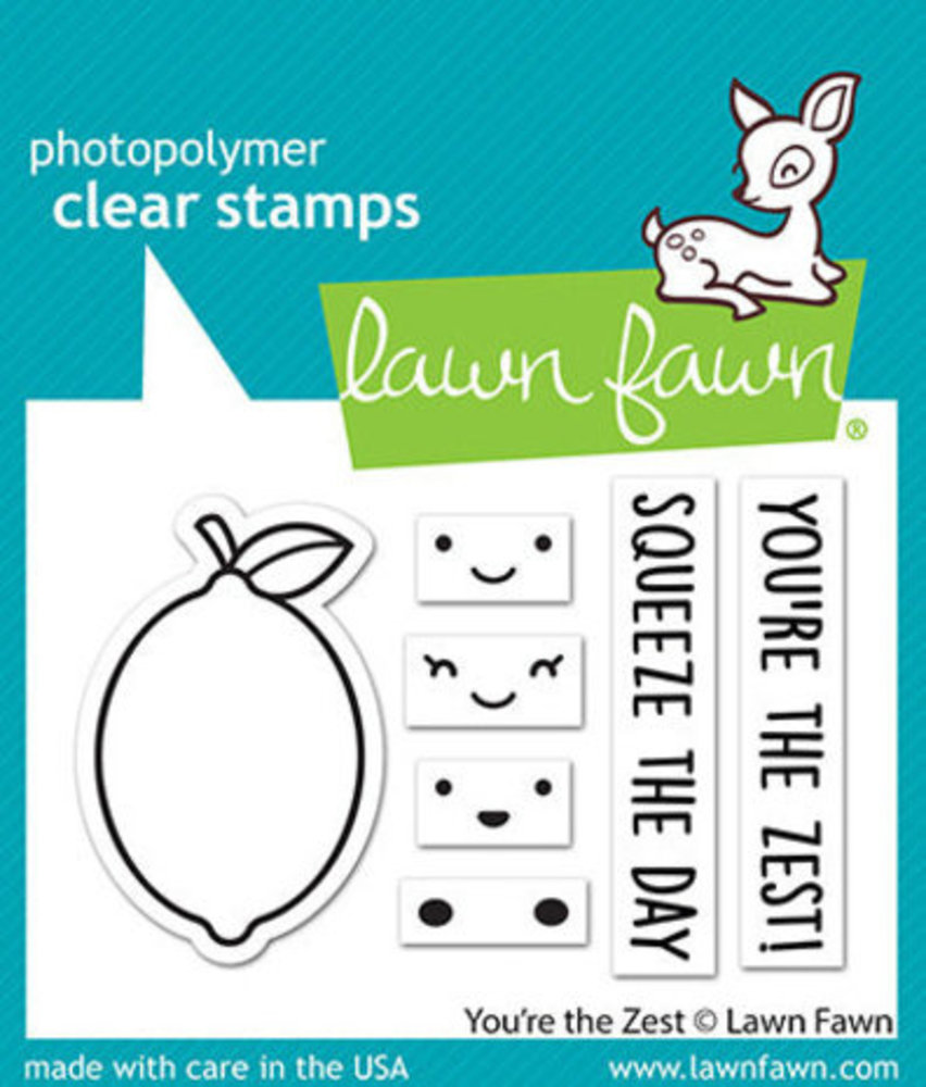 Lawn Fawn You're The Zest Clear Stamps (LF3015) Lawn Fawn You're The Zest Clear Stamps (LF3015)