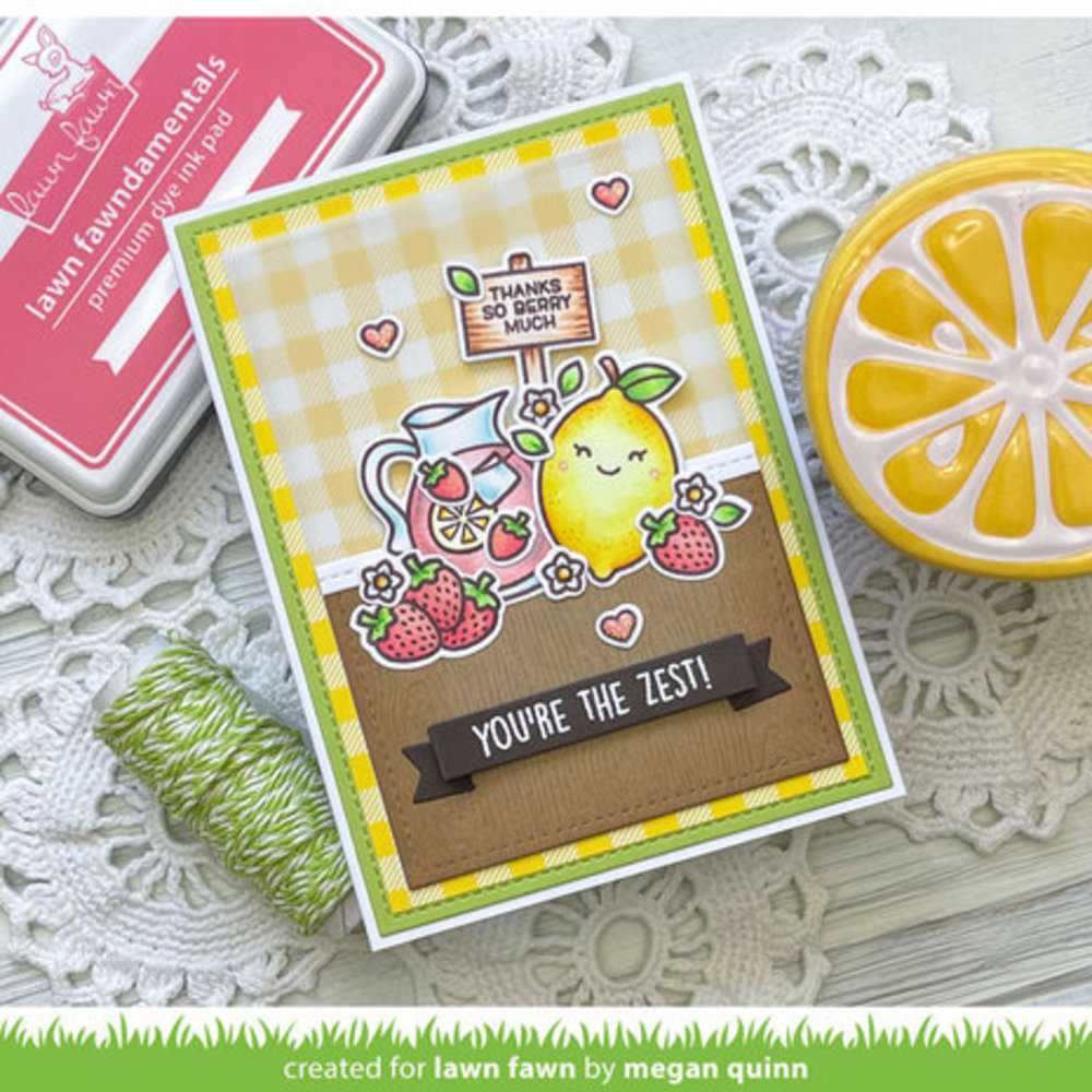 Lawn Fawn You're The Zest Clear Stamps (LF3015) Lawn Fawn You're The Zest Clear Stamps (LF3015)