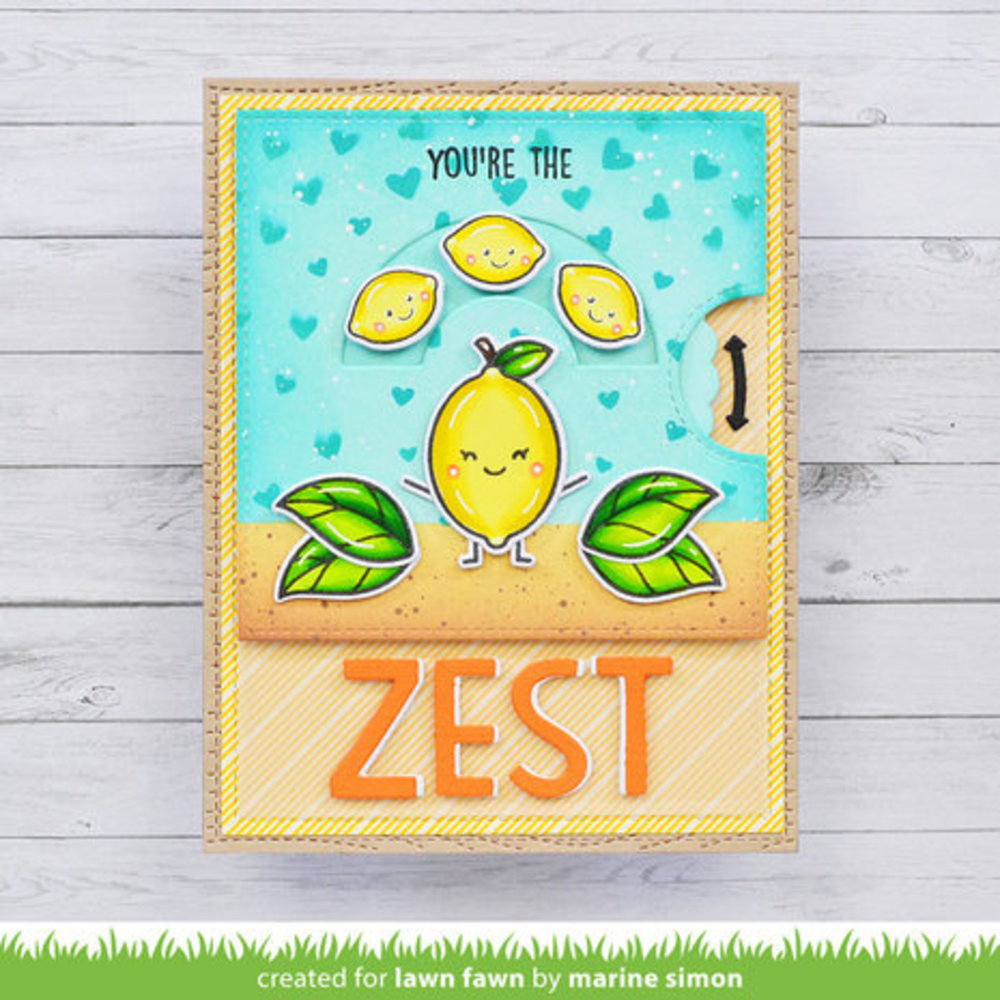 Lawn Fawn You're The Zest Clear Stamps (LF3015) Lawn Fawn You're The Zest Clear Stamps (LF3015)