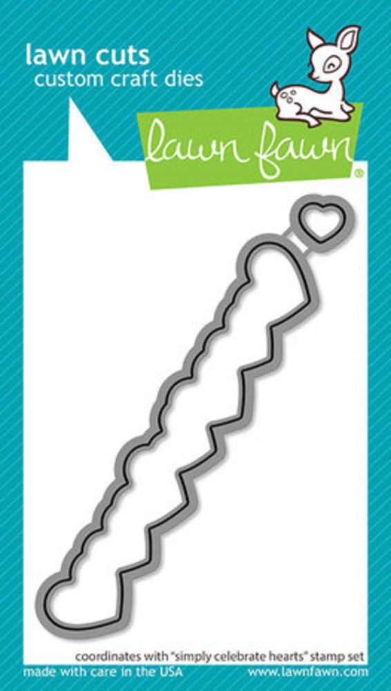 Lawn Fawn Simply Celebrate Hearts Dies (LF2723)