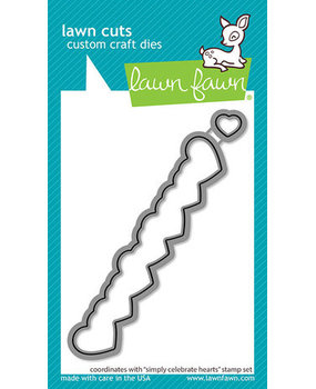 Lawn Fawn Simply Celebrate Hearts Dies (LF2723)