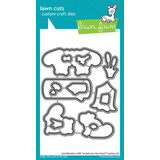 Lawn Fawn Wood You Be Mine? Dies (LF3012)