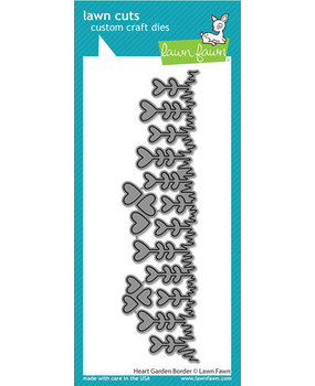 Lawn Fawn Heart Garden Border Dies (LF3019)