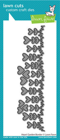 Lawn Fawn Heart Garden Border Dies (LF3019)