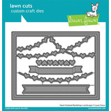 Lawn Fawn Heart Garland Backdrop Landscape Dies (LF3021)