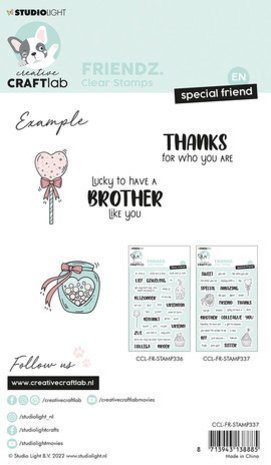 Creative Craftlab Friendz Clear Stamps Special Friend (CCL-FR-STAMP337) Creative Craftlab Friendz Clear Stamps Special Friend (CCL-FR-STAMP337)