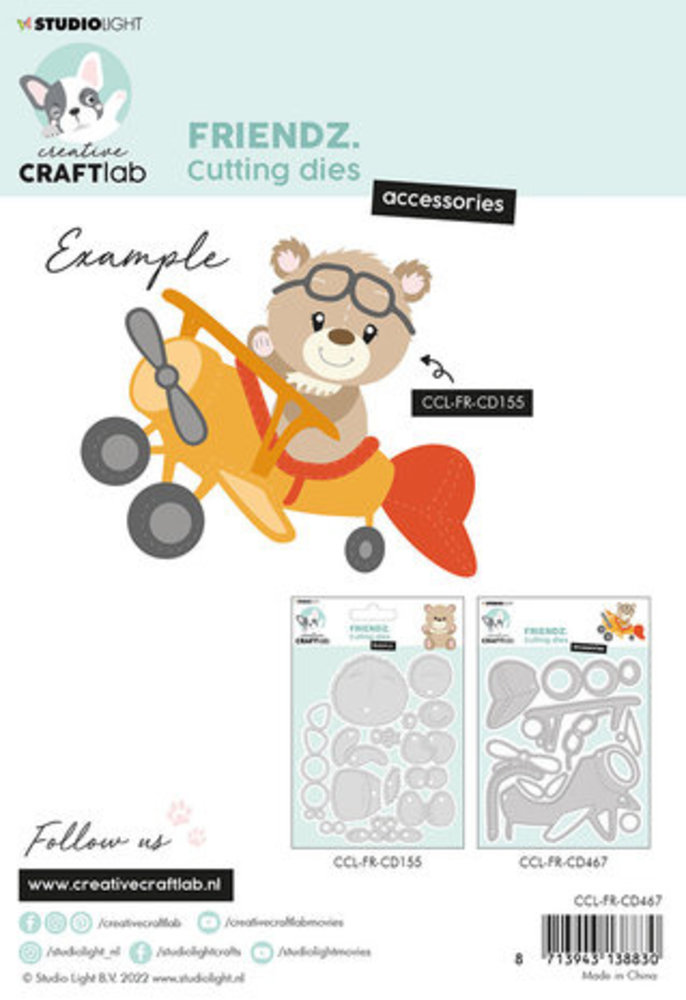 Creative Craftlab Friendz Dies Airplane Accessoires (CCL-FR-CD467) Creative Craftlab Friendz Dies Airplane Accessoires (CCL-FR-CD467)
