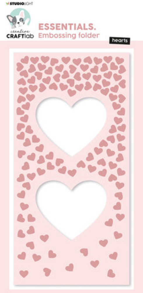 Creative Craftlab Essentials Slimline Embossing Folder Hearts (CCL-ES-EMB13) Creative Craftlab Essentials Slimline Embossing Folder Hearts (CCL-ES-EMB13)