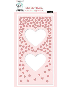 Creative Craftlab Essentials Slimline Embossing Folder Hearts (CCL-ES-EMB13) Creative Craftlab Essentials Slimline Embossing Folder Hearts (CCL-ES-EMB13)