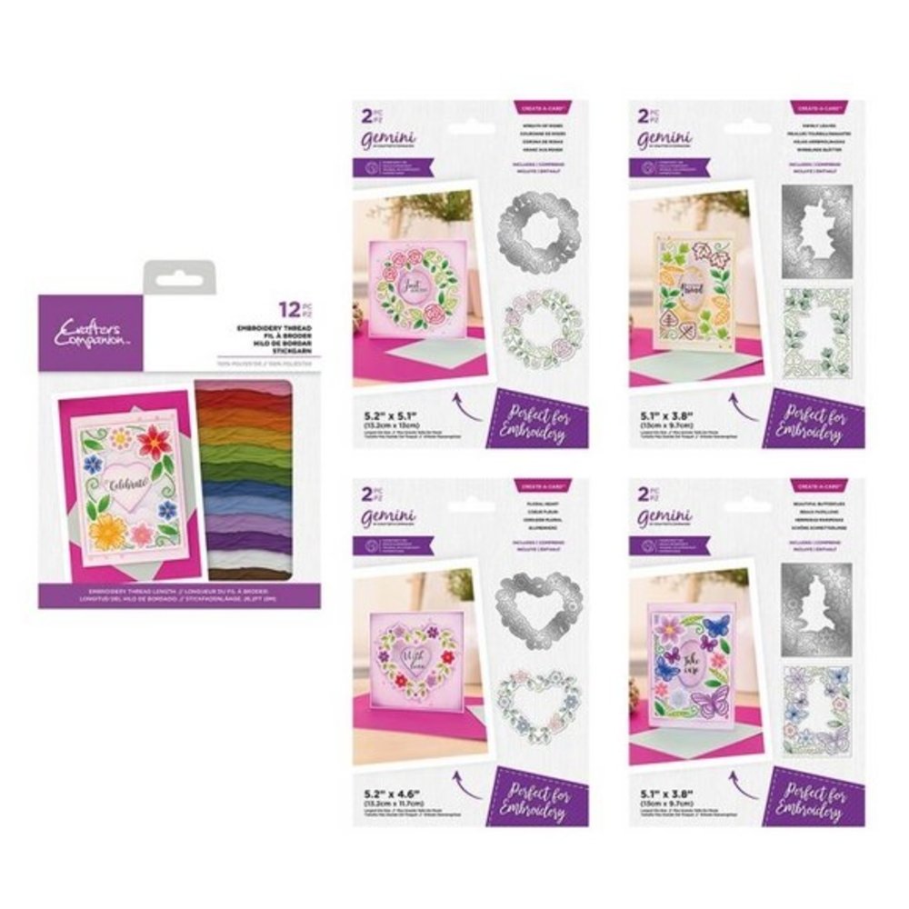 Crafter's Companion Embroidery Thread Pack Rainbow (CC-EM-THPK-RA) Crafter's Companion Embroidery Thread Pack Rainbow (CC-EM-THPK-RA)