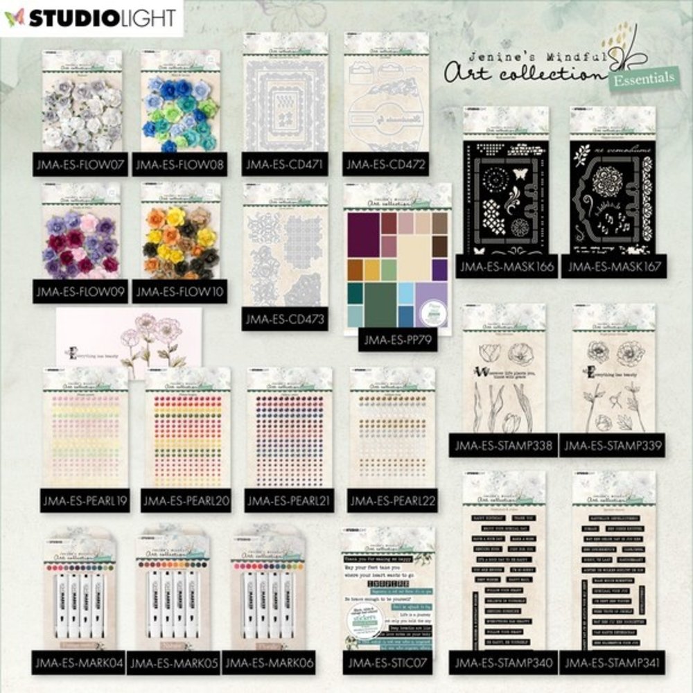 Studio Light Jenine's Mindful Art Collection Snijmal Card Display (JMA-ES-CD472) Studio Light Jenine's Mindful Art Collection Snijmal Card Display (JMA-ES-CD472)