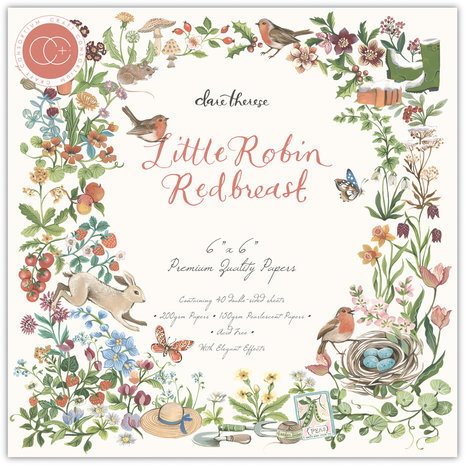 Craft Consortium Little Robin Redbreast 6x6 Inch Paper Pad (CCPPAD040B) Craft Consortium Little Robin Redbreast 6x6 Inch Paper Pad (CCPPAD040B)