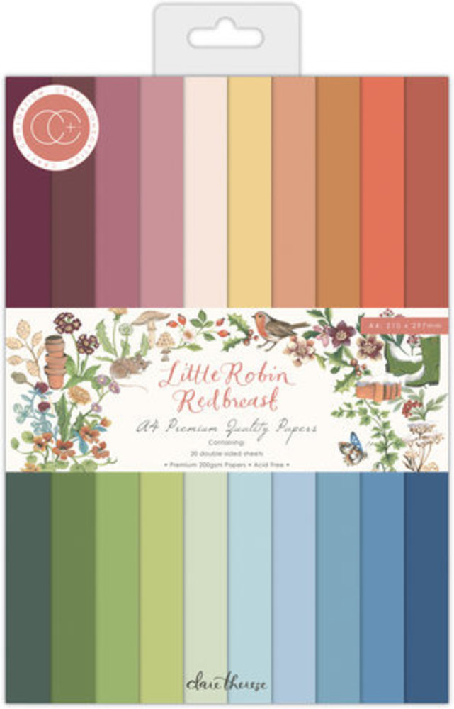 Craft Consortium Little Robin Redbreast A4 Paper Pad (CCPPAD040C)