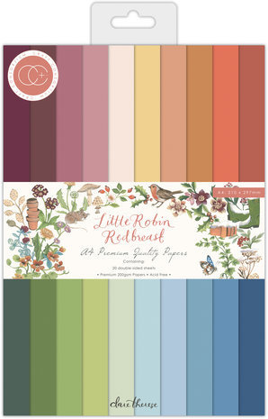 Craft Consortium Little Robin Redbreast A4 Paper Pad (CCPPAD040C)
