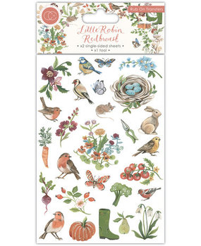Craft Consortium Little Robin Redbreast Rub-on Transfers (CCRUBT005)