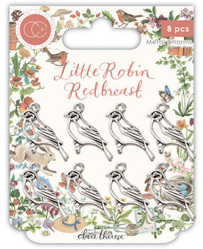 Craft Consortium Little Robin Redbreast Metal Charms Robin (CCMCHRM039) Craft Consortium Little Robin Redbreast Metal Charms Robin (CCMCHRM039)