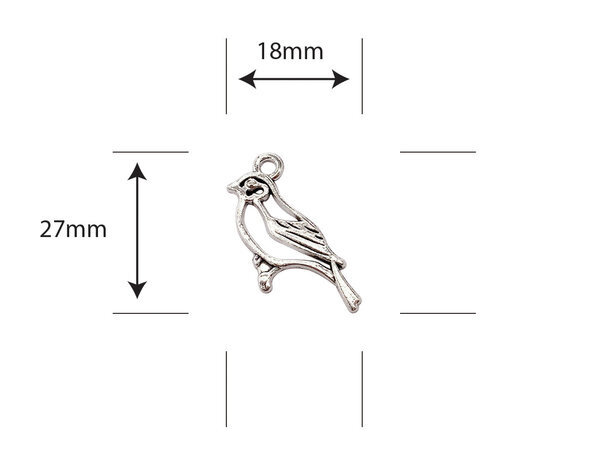 Craft Consortium Little Robin Redbreast Metal Charms Robin (CCMCHRM039) Craft Consortium Little Robin Redbreast Metal Charms Robin (CCMCHRM039)