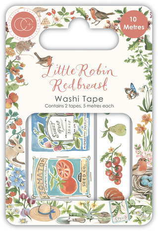 Craft Consortium Little Robin Redbreast Washi Tape (CCWTPE021) Craft Consortium Little Robin Redbreast Washi Tape (CCWTPE021)