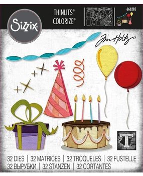 Sizzix Thinlits Die Set Celebrate Colorize (666285)