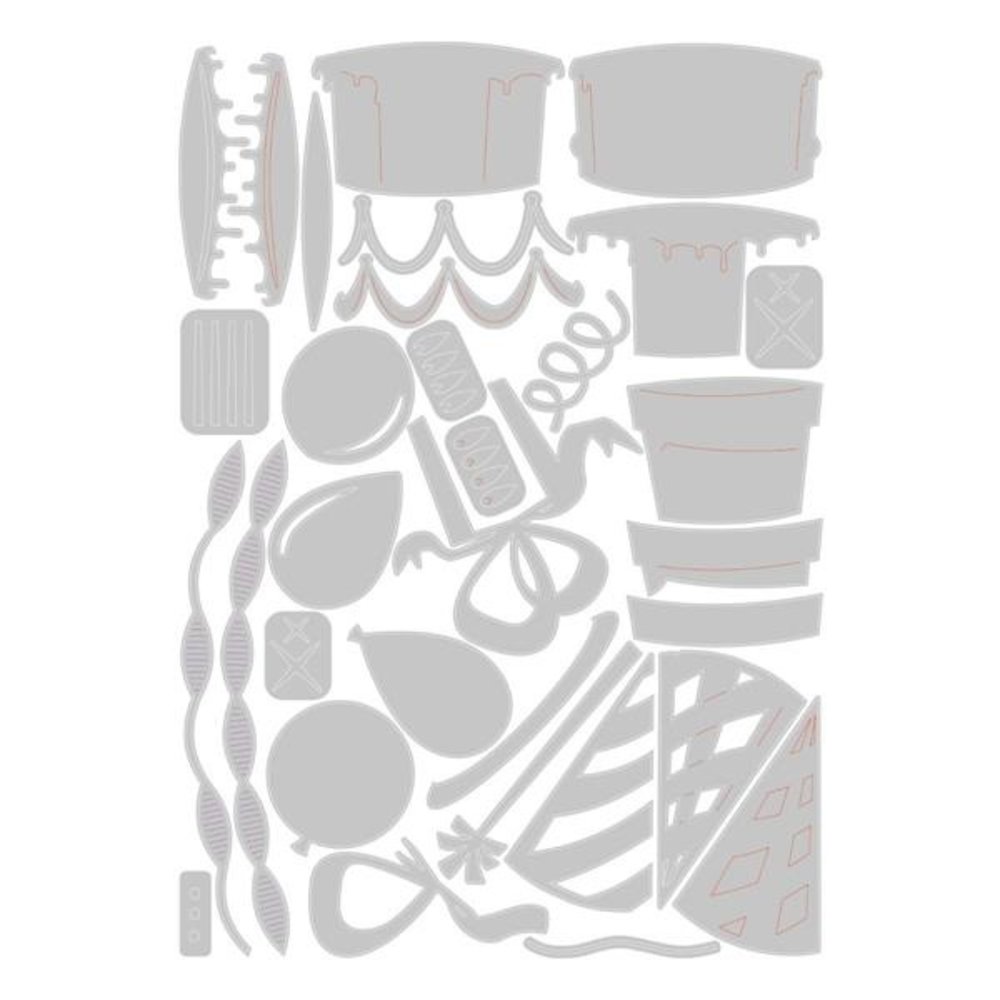 Sizzix Thinlits Die Set Celebrate Colorize (666285)