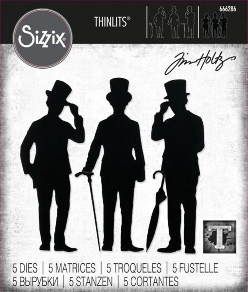 Sizzix Thinlits Die Set Gentlemen (666286)