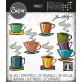 Sizzix Thinlits Die Set Papercut Café (666287)