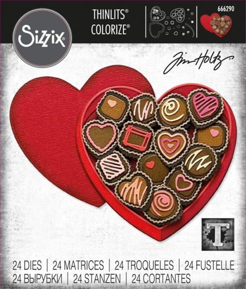 Sizzix Thinlits Die Set True Love Colorized (666290)