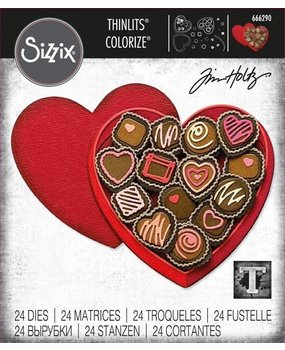 Sizzix Thinlits Die Set True Love Colorized (666290)