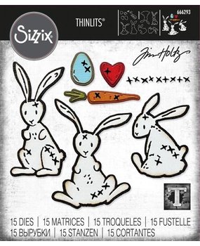 Sizzix Thinlits Die Set Bunny Stitch (666293)