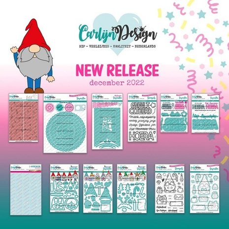 Carlijn Design Snijmallen Gnome Set 1 Basis (CDSN-0195)