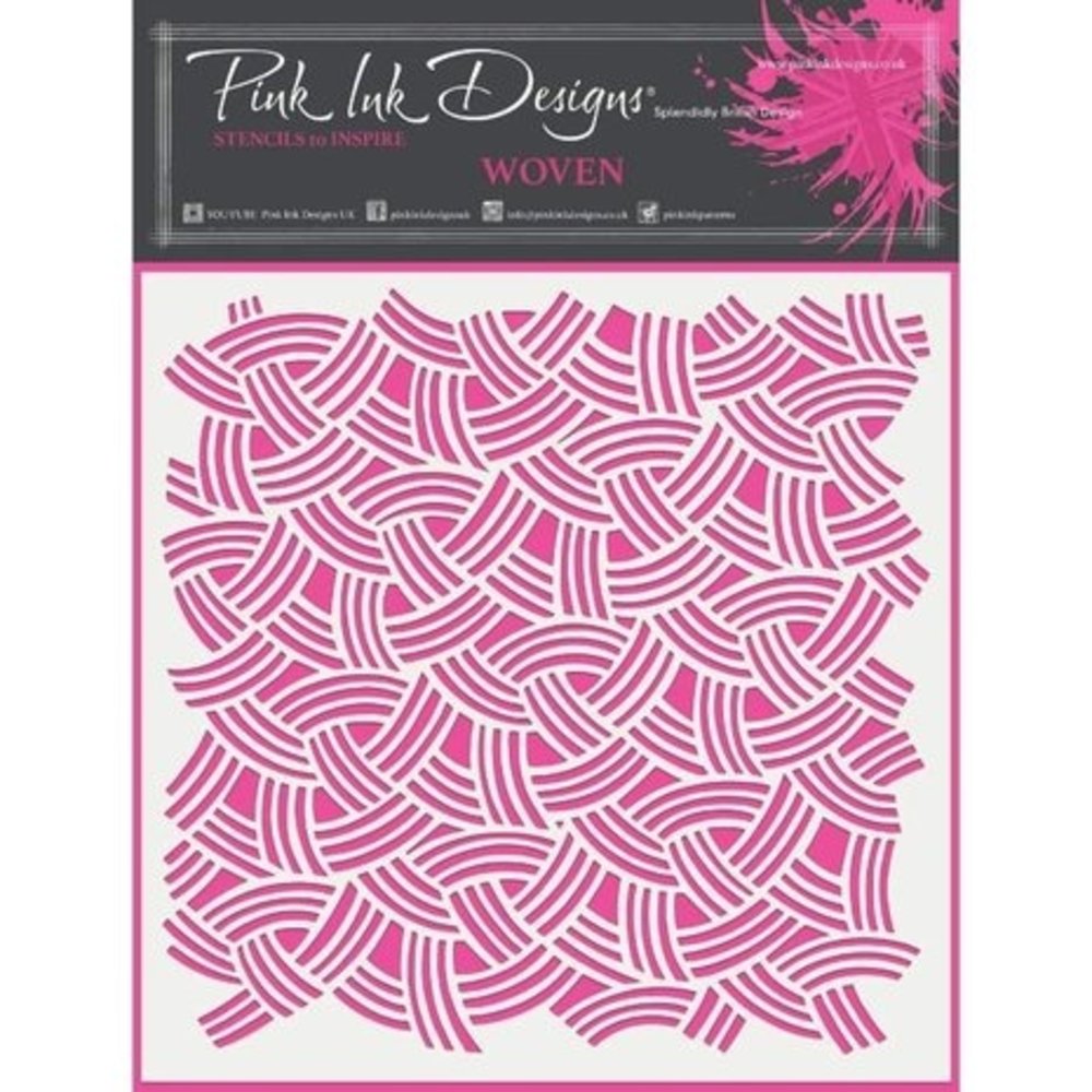 Pink Ink Designs Woven 7x7 Inch Masking Stencil (PINKST019)