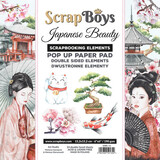 ScrapBoys Japanese Beauty 6x6 Inch Pop Up Paper Pad (JABE-11)
