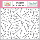 Echo Park A Birthday Wish Girl Candles And Confetti Stencil (BWG296033)