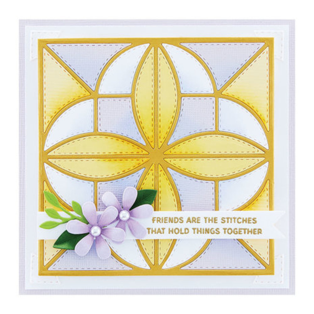 Spellbinders Home Sweet Quilt Patchwork Petals Dies (S5-537)