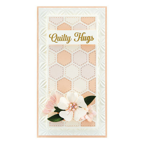 Spellbinders Home Sweet Quilt French Braid and Hexagon Panels Dies (S5-542) Spellbinders Home Sweet Quilt French Braid and Hexagon Panels Dies (S5-542)