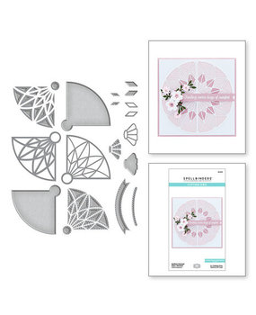 Spellbinders Home Sweet Quilt Quilted Stained Glass Window Dies (S5-543)