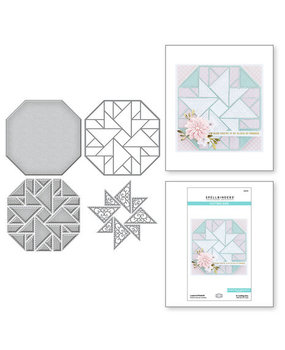 Spellbinders Home Sweet Quilt Layered Windmill Dies (S5-545) Spellbinders Home Sweet Quilt Layered Windmill Dies (S5-545)