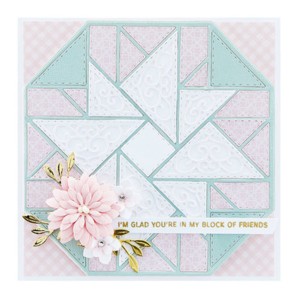Spellbinders Home Sweet Quilt Layered Windmill Dies (S5-545) Spellbinders Home Sweet Quilt Layered Windmill Dies (S5-545)