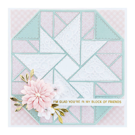 Spellbinders Home Sweet Quilt Layered Windmill Dies (S5-545) Spellbinders Home Sweet Quilt Layered Windmill Dies (S5-545)
