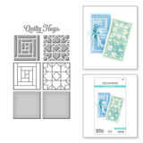 Spellbinders Home Sweet Quilt Log Cabin and Flower Mini Quilts Dies (S5-546)