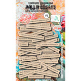 AALL and Create Ephemera Die-cuts Sharp Tongues Kraft (AALL-EP-006)