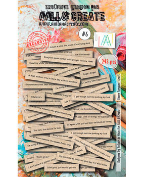 AALL and Create Ephemera Die-cuts Sharp Tongues Kraft (AALL-EP-006) AALL and Create Ephemera Die-cuts Sharp Tongues Kraft (AALL-EP-006)