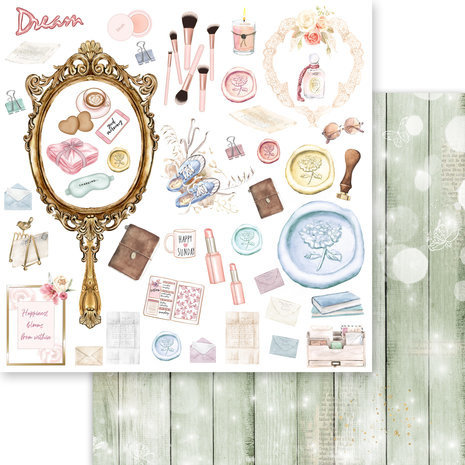 Memory Place Dusty Rose 12x12 Inch Paper Pack (MP-61061)