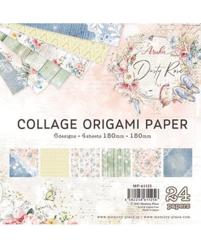 Memory Place Dusty Rose Collage Origami Paper (MP-61125) Memory Place Dusty Rose Collage Origami Paper (MP-61125)